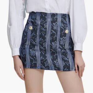 Maje Ipel graphic print skort